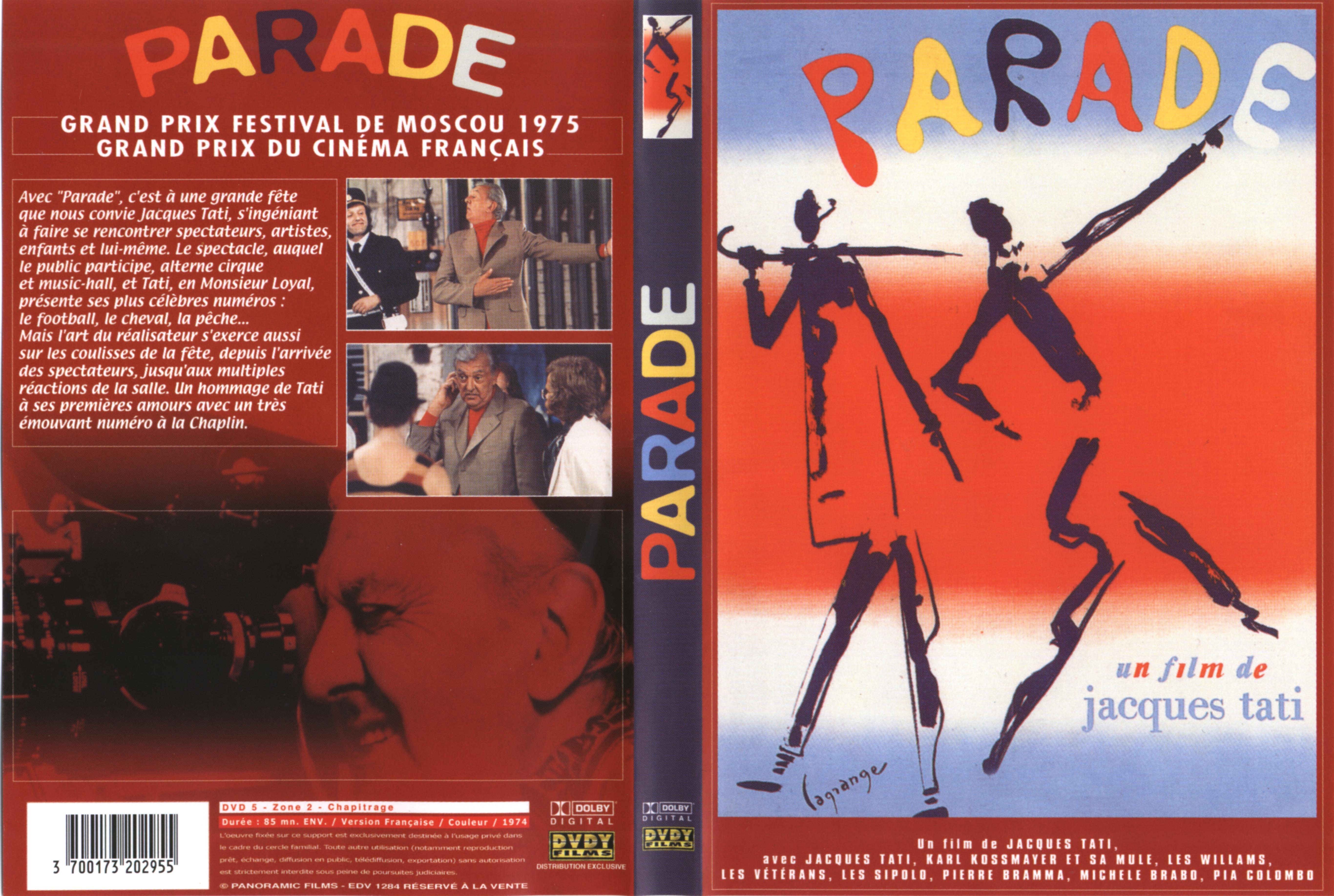 Jaquette DVD Parade